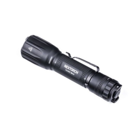 Lampe tactique Nextorch TA30C MAX – 3000 lumens, corps texturé, recharge USB-C, bague brise-vitre intégrée.