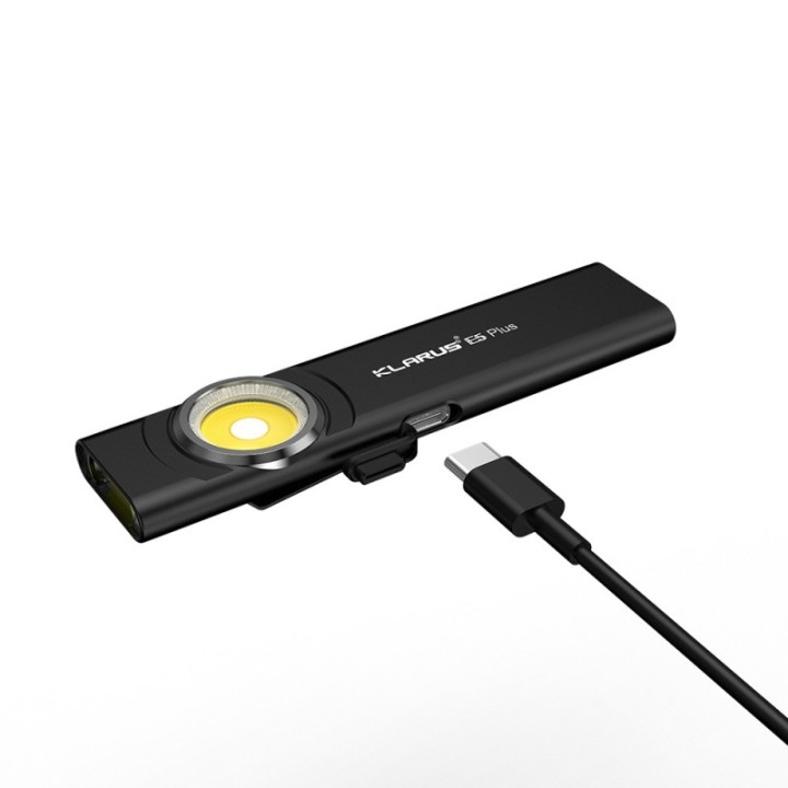 KLARUS E5 PLUS – Lampe compacte rechargeable 650 lm – Noir – photo 5