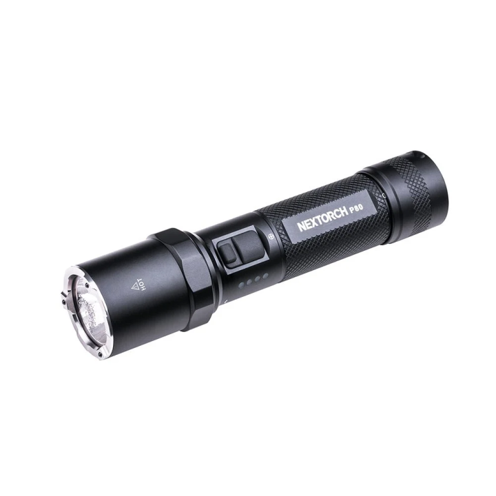 Lampe rechargeable NEXTORCH P80B – vue de trois quarts