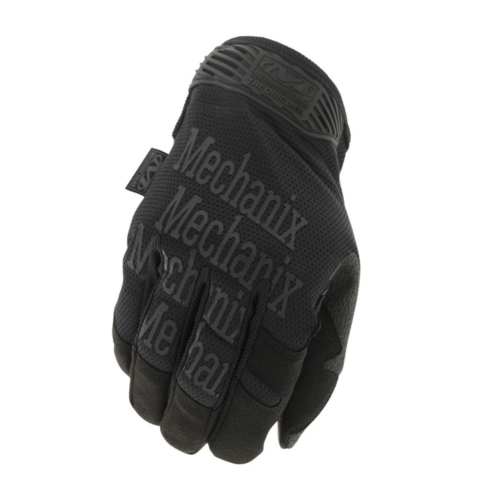 Gants MECHANIX Original noirs – vue du dessus