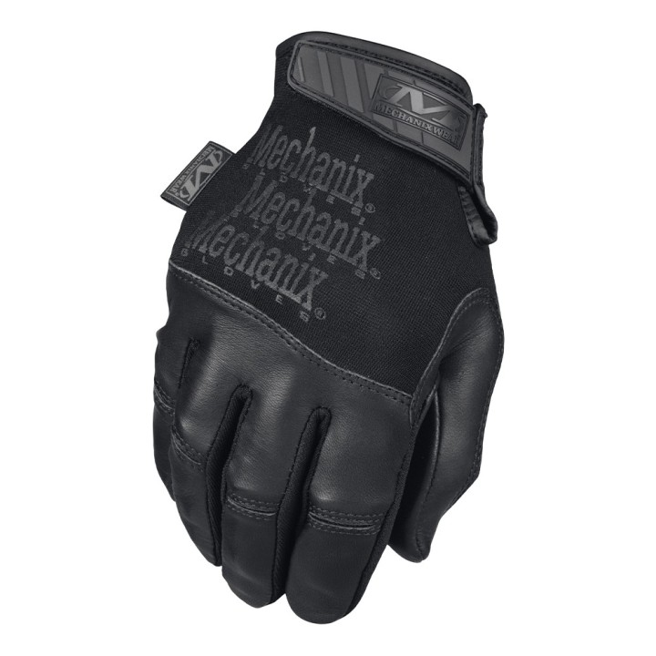 Gants MECHANIX Recon cuir noirs – vue du dessus