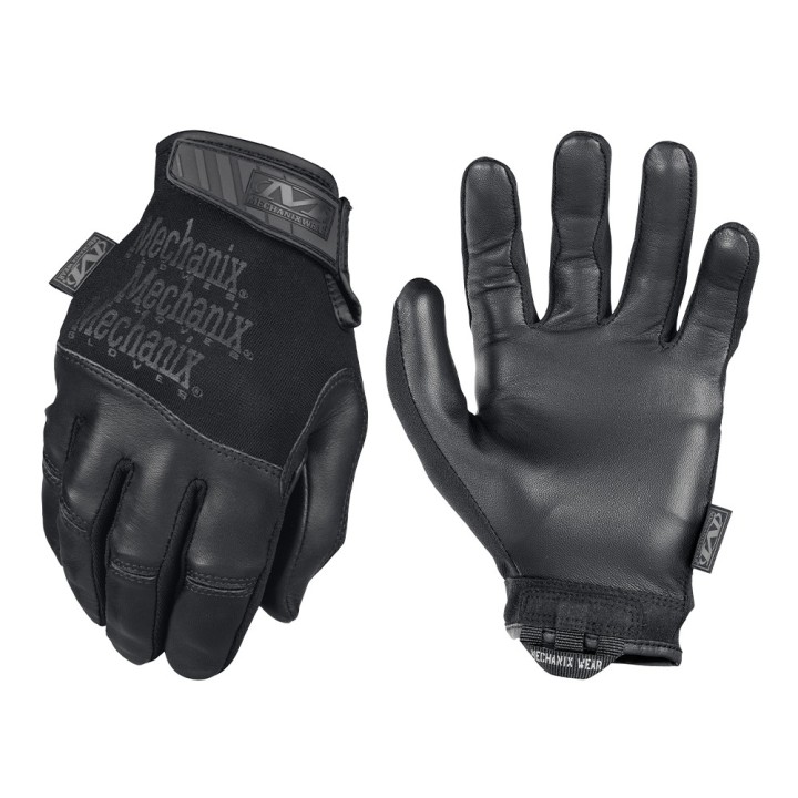 Gants de palpation cuir MECHANIX Recon – Noir