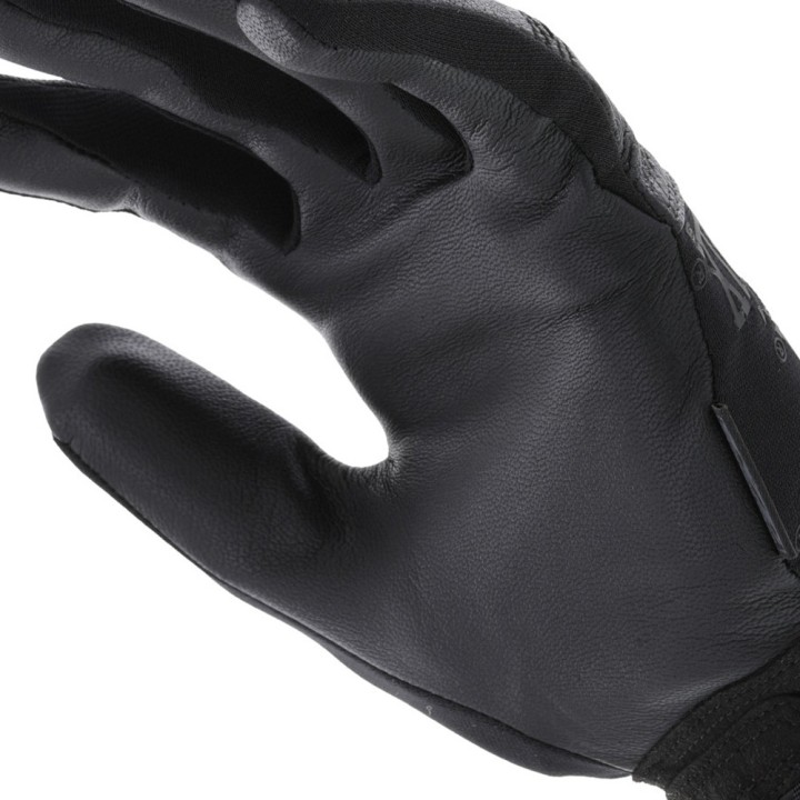 Gants MECHANIX Recon noirs – détail de la paume en cuir