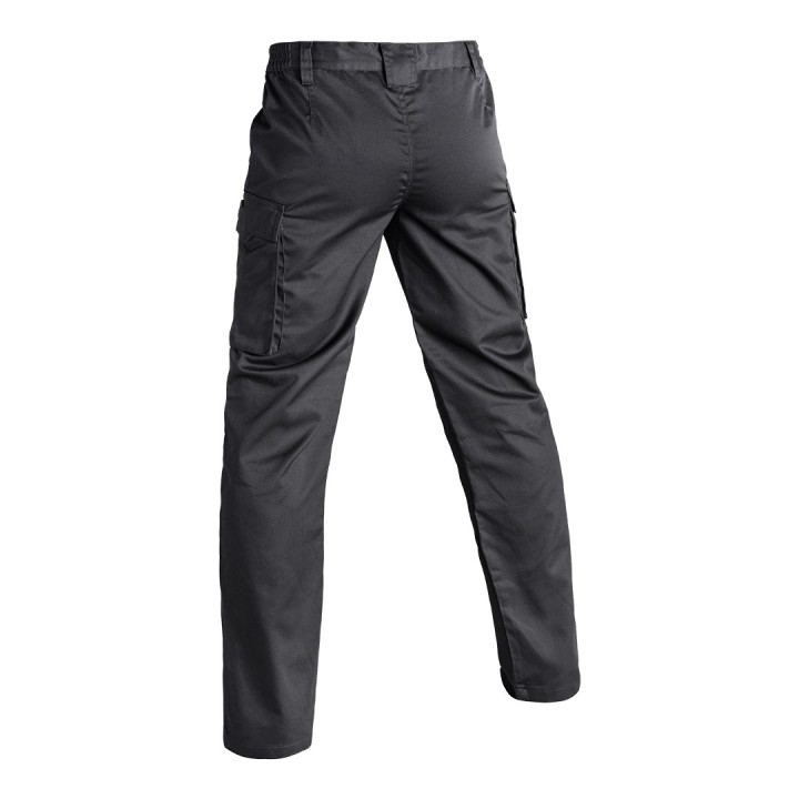Pantalon SÉCU-ONE V1 bas droit noir – vue arrière de trois quarts