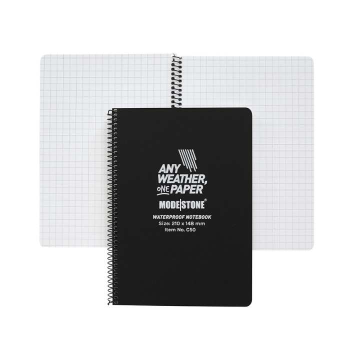 Carnet tout-temps Modestone A5 – 100 pages – Noir