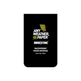 Micro-carnet Modestone 50 × 85 mm – 28 pages – Noir