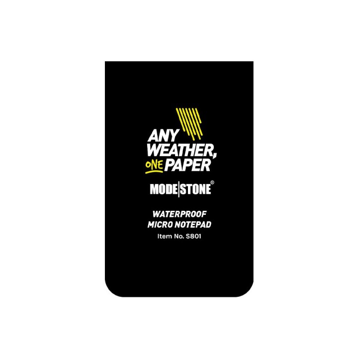Micro-carnet Modestone 50 × 85 mm – 28 pages – Noir