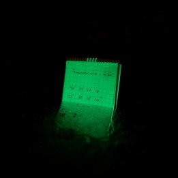 Carnet phosphorescent Modestone 96 × 148 mm – 60 pages – Noir