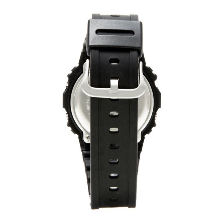 Montre Casio G-SHOCK DW-5600UBB-1 noire – Bracelet avec boucle ardillon et trous de réglage