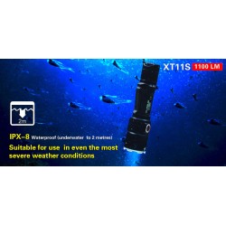 La lampe tactique Klarus XT11S rechargeable, 1100 lumens