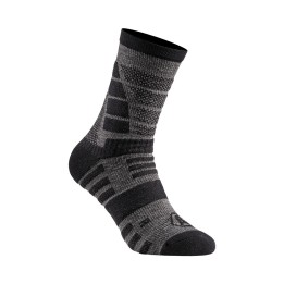 Chaussettes mérinos A10 IMPACT 9″ Winter – Gris béton