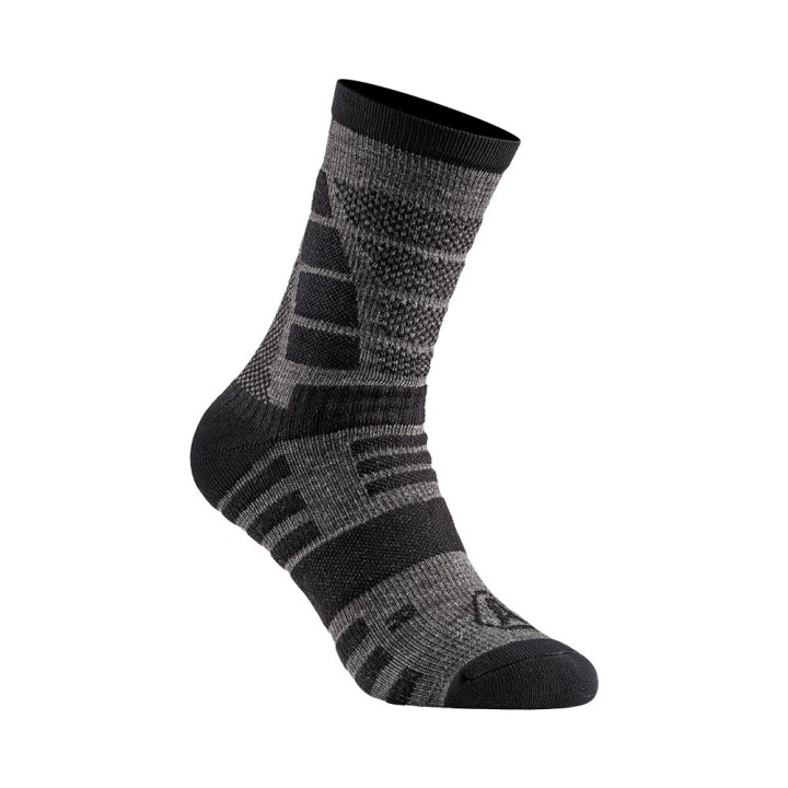 Chaussettes mérinos A10 IMPACT 9″ Winter – Gris béton
