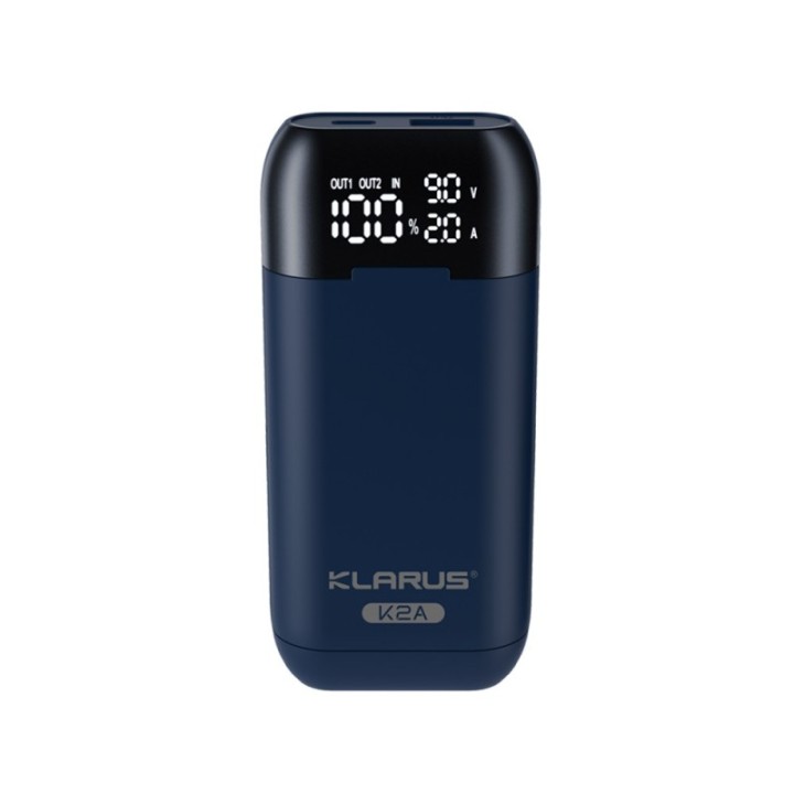 Chargeur de batteries Klarus K2A – 2 emplacements