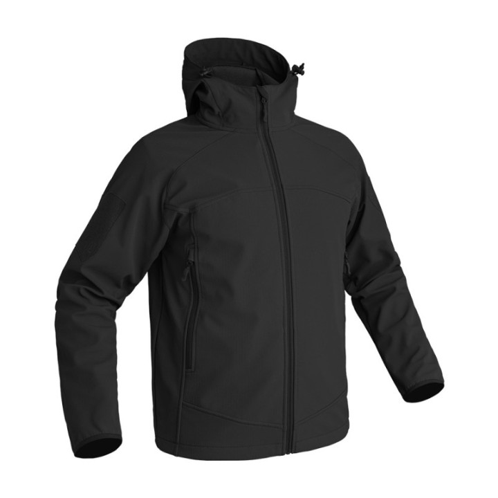 A10 Equipment Veste softshell INSTRUCTOR à capuche – Noir – photo 2