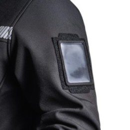 Kaarthouder met klittenband A10 SÉCU-ONE – Zwart