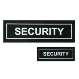Dossard et bande poitrine A10 SÉCU-ONE « SECURITY » – Noir
