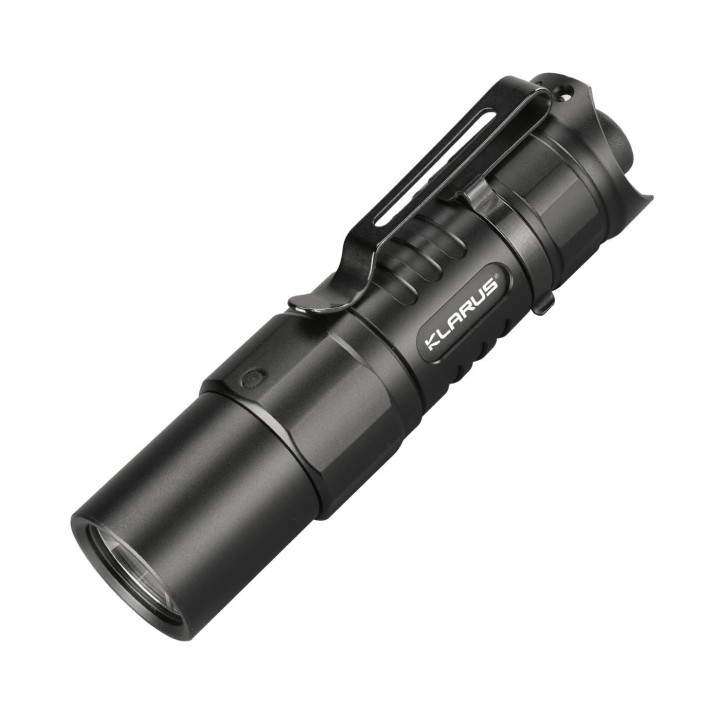 Lampe tactique compacte KLARUS XT1C – vue de trois quarts